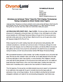 ChomaLux Press Release